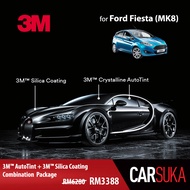 [3M Sedan Gold Package] 3M Autofilm Tint and 3M Silica Glass Coating for Ford Fiesta (MK8), year 2010 - 2018 (Deposit Only)