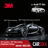 [3M Sedan Silver Package] 3M Autofilm Tint and 3M Silica Glass Coating for Audi TT (8J), year 2006 - 2014 (Deposit Only)