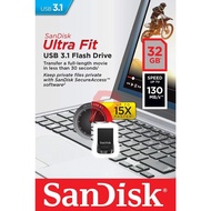 SanDisk Ultra Fit 32 32G 32GB USB Flash Drive USB 3.1 CZ430 Thumb Drive Memory Stick 隨身碟