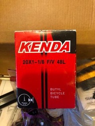 KENDA單車內軚 20X1-1/8 F/V 48L