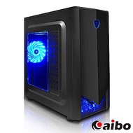 aibo 修羅 USB3.0 透明側板 全黑化架構電腦機殼