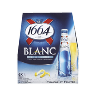 法國直送 - 1664 BEER - 法國白啤酒 (酒精5.5%) - 6x250ml