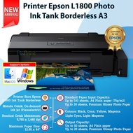 Epson Printer L1800 Print A3+ GARANSI RESMI A3 INFUS SUPPOR T DTF DTG