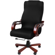 Office Chair Cover Computer Chair Boss Chair Cover Modern Simplism Style High Back Large Size (Chair Not Included)