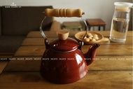 Incafe Enamel Pot New Enamel Steamed Stuffed Bun Pot Cute Boiled Enamel Pot Enamel Kettle