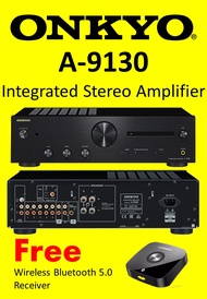 Onkyo A-9130 Integrated Stereo Amplifier FREE Wireless Bluetooth 5.0 Receiver