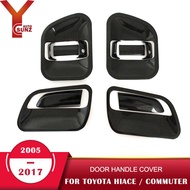 Hiace commuter door handle cover Toyota Commuter 2005-2017 Carbon Fiber For Toyota Hiace 2015 2016 Car Accessories Parts