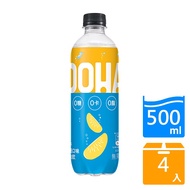 OOHA氣泡飲柚子海鹽口味500ML x4入【愛買】