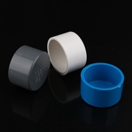 1pcs PVC End Cap PVC Pipe Fittings 20mm 25mm 32mm 40mm 50mm Water Pipe End Connector
