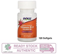 Now Foods, Vitamin D-3 / D3, High Potency, 10000 IU, 120 Softgels