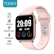 TODEXสมาร์ทวอท์ชKW37 PRO IP68กันน้ำ24ชั่วโมงการตรวจสอบสุขภาพเครื่องแจ้งเตือนอัจฉริยะยาวสแตนด์บายความปลอดภัยกีฬาสมาร์ทวอท์ชสำหรับApple/Android