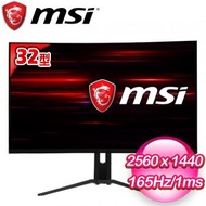 MSI 微星 Optix MAG322CQR 32型 2K 1500R曲面電競螢幕