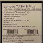 Lenovo tab4 8 plus lte with sim slot