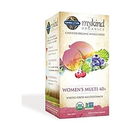 Garden of Life Multivitamin for Women - mykind Organic Women's 40+ Whole Food Vitamin Supplement, Vegan, 120 Tablets