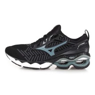 (男) MIZUNO WAVE CREATION WAVEKNIT 慢跑鞋-路跑 黑灰
