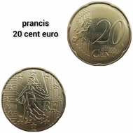 koin euro 20 cent - prancis