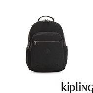 【KIPLING】極致低調黑機能手提後背包-SEOUL