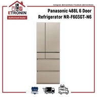 Panasonic 488L 6 Door Refrigerator NR-F603GT-N6
