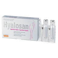 Viên đặt giảm khô vùng kín - Hyalosan vaginal suppositories (Hộp 2 vỉ x 5 viên)