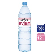 evian依雲 天然礦泉水(1500mlx12入)