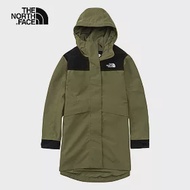 The North Face W METROVIEW TRENCH 女 防水透氣可收腰衝鋒衣 NF0A5JX57D6 L 軍綠