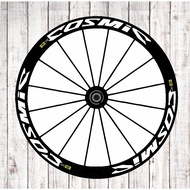 Mavic cozmic folding Bike Wheel decal Sticker 20 inch Width 2cm 406