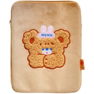 (พร้อมส่ง) Bentoy กระเป๋าใส่ไอแพด iPad, Tablet ขนาด 9.7-11 นิ้ว รุ่น Cake Bear น้องหมี soft case สุดน่ารัก