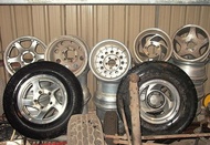 藍哥CHEROKEE吉星.吉米改裝鋁圈BF固力奇4X4吉普車235-31-33巧克力42胎