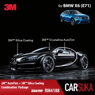 [3M SUV Gold Package] 3M Autofilm Tint and 3M Silica Glass Coating for BMW X6 (E71), year 2007 - 2014 (Deposit Only)