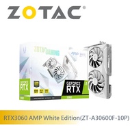 ZOTAC RTX3060 AMP White Edition(ZT-A30600F-10P) 顯示卡