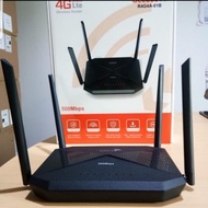 MODEM ROUTER WIFI ACCESSGO 4G LTE UNLOCK ALL OPERATOR - 3 LAN Hitam - Sedia Modem GSM 4G