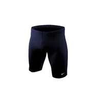 (男) NIKE SWIM 及膝泳褲-平口泳衣 四角泳褲 游泳 海邊 丈青白