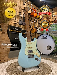 SQOE SEST 600 SEST-600 SEST600 SONIC BLUE - Stratocaster Roasted Maple