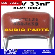 Mylar 630v 33nf 333 333K 333J CBB CL Capacitor Kapasitor Milar