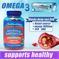 PURE ALASKA OMEGA Salmon Fish Oil OMEGA-3 Good Fish Oil 1000mg 210 Softgels
