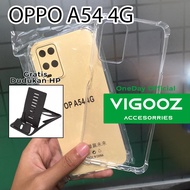 Softcase Bening Silikon HP OPPO A54 4G Case Anti Crack Lentur Kondom Jelly Case Casing HP