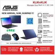 Laptop Murah - ASUS E410MA Celeron N4020 4GB 128GB - Peacock Blue