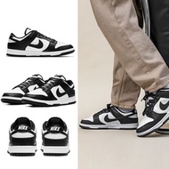 Nike Dunk Low 男鞋 黑白色 經典 熊貓 皮革 滑板鞋 休閒鞋 DD1391-100