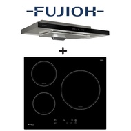 FUJIOH FR-MS1990R 90CM SLIMLINE HOOD + FUJIOH FH-ID5130 3 ZONE INDUCTION HOB