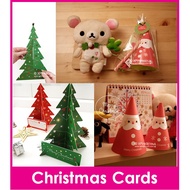 Xmas Tree Card Decoration Cards/Greeting Card/Christmas Present/Gift Card/Colleagues/Gift Ideas