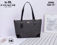 กระเป๋าถือcoach ขนาด12นิ้งงานผ้า