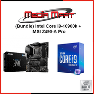 (Bundle) Intel Core i9-10900k + MSI Z490-A Pro