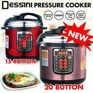 NEW Version DESSINI Pressure Cooker 6L 8L 20 Button – Multifunctional Electric Cooker