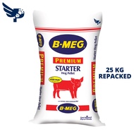 B-MEG Premium Starter Hog Pellet 25KG Repacked - For Pigs Hogs Swine - 25 kg Pig Feeds - Pig Hog Feeds - With Natural Odor Eliminator- San Miguel Foods - BMEG - 25 kilos - petpoultryph