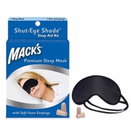 美國 Mack’s 舒適不漏光 眼罩 + 泡棉耳塞