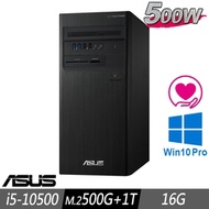 ASUS M700TA 商用電腦 i5-10500/16G/M.2-500GB+1TB/W10P (500W機種)