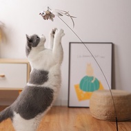 ✿ ของเล่นมือถือแมวมีไฟ,ของเล่นไม้ช่วยให้แมวเล่นเหมือนมีชีวิตจริงทำจากโลหะอุปกรณ์สำหรับสัตว์เลี้ยง
