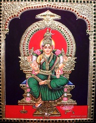 beautiful Tanjore painting Canvas Painting Posters and Print Wall Art Pictures Portrait of God Picture for Home Decor