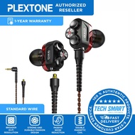 PLEXTONE DX6 [Standard Edition] 3 Hybrid Drivers Detachable Headphones Noise Reduction In-Ear Earphones