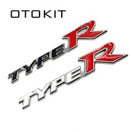 3D Type R Emblem for Honda Civic Stream Jazz Fit Odyssey CRV HRV Vezel